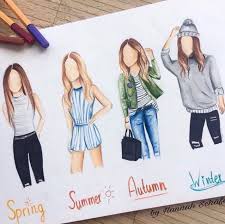 Love The Winter And Autumn One Fashion Design Drawings Fashion Sketches Drawing Clothes