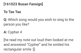 Fan Sign Questions Army S Amino