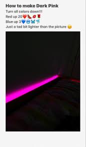 How To Make Dark Pink In 2020 Led Lighting Bedroom Led Light Strips Diy Led Room Lighting