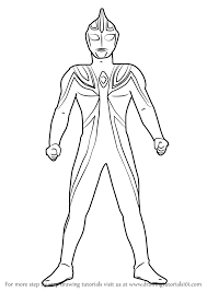 Have fun with the famous heroes ultraman and with the pinch and zoom option to better color the details of the image. Learn How To Draw Ultraman Agul Ultraman Step By Step Drawing Tutorials