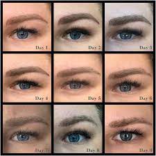 Microblading & permanent makeup services near me is easy to find when you contact cheapest miss brow academy for an appointment. Microblading Review With Blonde Hair Madison Fichtl