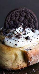 Oreo Cinnamon Rolls Recipe Cinnamon Rolls Sweet Dough Cream Cheese Oreo