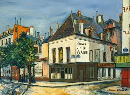 Maurice Utrillo La Maison Carbonnel Quai De La Tournelle Painting Art Gallery Wall Artwork