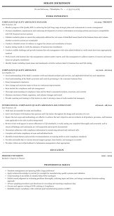 Check spelling or type a new query. Compliance Quality Assurance Resume Sample Mintresume