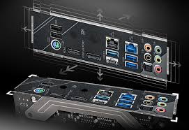 I have seen tutorials of this and they all put the i/o shield in from the inside of the case. Asrock Z590 Extreme