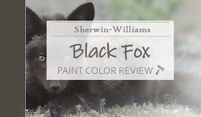 Black fox sw 7020 exterior. Sherwin Williams Black Fox Sw 7020 Review A Warm And Dignified Black Knockoffdecor Com