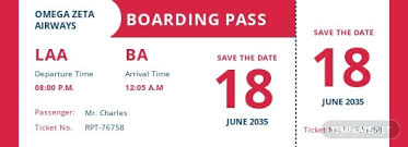 Mother's niche printable plane tickets. 20 Free Airline Ticket Templates Customize Download Template Net