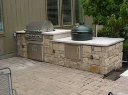 outdoor kitchen island