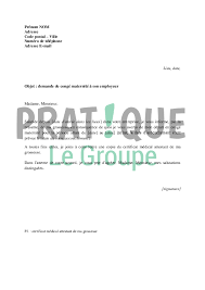 Le congé parental total entraîne la suspension du contrat de travail pendant toute la durée du congé. Modele De Lettre De Demande De Conge Itm