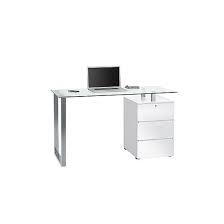 Sehr gut erhalten, kaum gebrauchsspuren biete einen großen weißen schreibtisch von ikea galant mit einer aufhängung für pc und höhenverstellbaren beinen; Schreibtisch Computertisch 9550 Metall Chrom Weiss Hochglanz 130 X 75 349 00