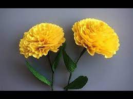 Flor De Papel Crepom Facil Youtube Paper Flowers Paper Flower Video Tissue Paper Flowers Diy