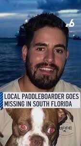 A paddleboard and dry bag belonging to a South Florida paddleboarder who  went missing