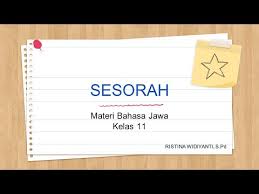 We did not find results for: Materi Sesorah Bahasa Jawa Kelas 11 Youtube