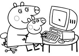 Coloring Az Coloring Pages Peppa Pig Coloring Pages Peppa Pig Colouring Coloring Books