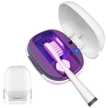 UV-C Toothbrush Sanitizer and Holder