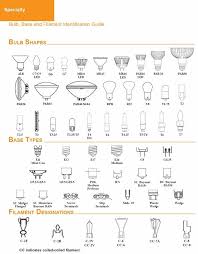 Light Bulb Base Sizes Light Bulb Size Chart In 2019