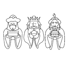 Reyes Magos Para Colorear Png