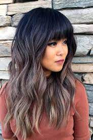 Google Image Result For Https Thehairstyledaily Com Wp Content Uploads 2017 09 Amazing Thick Bangs F Long Layered Hair Layered Haircuts Long Layered Haircuts