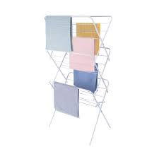 View in ar and 3d. Foldable Clothes Drying Laundry Rack 3 Tier Hang Clothes Towel Laundry Dryer For Indoor Outdoor White Amazon Ae Kitchen