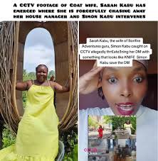 CCTV Footage of Sarah Kabu's Confrontation Revealed