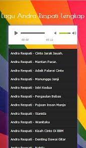 Ia merupakan penyanyi pop minang yang sukses di jagad permusikan. Songs Andra Respati Mp3 Complete 2017 For Android Apk Download