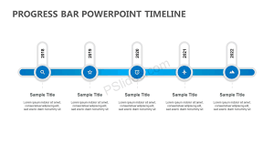 Progress Bar Powerpoint Timeline Progress Bar Timeline