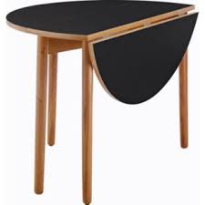 habitat suki black folding dining table