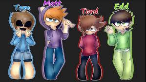 3 Opposite Day Au Edd Anime Fan Art