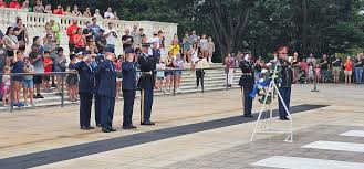 Local cadets lay wreath at Tomb of the Unknown Soldier