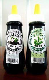 和スイーツを演出 森永 デザートソース 黒ゴマ 宇治抹茶 黒ごまを20 使用した濃厚な 黒ゴマ と 京都産宇治抹茶を使用した本格 宇治抹茶 トッピング アンダーソースとして メニューを引き立てます 口先が細くなっておりますので