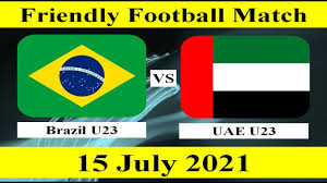* team must have played a minimum of 7 matches before they qualify for this cs table. Brazil U23 Vs Uae U23 Friendly Football Match 15 July 2021 Youtube