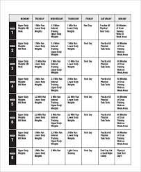 The best way to plan all this out and leverage your strengths is by starting off with a business plan. Free 7 Sample Weekly Workout Plan Templates In Ms Word Pdf