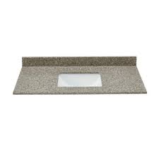 What types of refrigerators are available at the home depot castle rock store? Bestview Castle Rock 49 In Brown Polished Quartz Single Sink Bathroom Vanity Top In The Bathroom Vanity Tops Department At Lowes Com