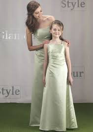 A Line Sage Straps Satin Floor Length Junior Bridesmaid Dresses Junior Bridesmaid Dresses Bridesmaid Dresses Bridesmaid