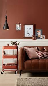 Let Yourself Be Inspired By Warm Terracotta And Caverna Clay Color This Warm Earthy Hue Is Both Casual A Living Room Decor Living Room Warm Brown Living Room
