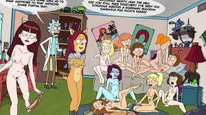 Rick and Morty Jessica porn comic – a steamy orgy | Ultra Toon XXX for You