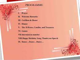 Discover all the resources you need to plan a birthday party for that someone special in your life including theme, present, and menu ideas. Event Organizing And Management Debut Program Birthday Ideas For Her Debut Planning