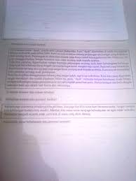 Contoh soal yg terdapat pada sini diambil menurut materi bab i yaitu teksdeskripsi serta bab ii yaitu teks cerita fantasi. Tolong Jawaban Soal Ini Soalnya Besok Di Kumpulkan Brainly Co Id