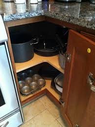 Full circle lazy susans can work in other cabinets, as well. Pandora Kitchens On Twitter Corner Cabinet Without Lazy Susan Easy Reach Cabinet Http T Co Jtc8wz36ey