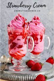 Strawberry Cream Mahabaleshwar Style Recipe Strawberries And Cream Strawberry Dessert Recipes Strawberry Ice Cream