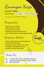 Dalam artian, poin penilaian hrd. Surat Lamaran Kerja Cafe Kita