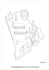 As early as the 1640s, the anchor and hope were found on the rhode island seal, and the seal's words. Rhode Island Map Coloring Pages Free World Geography Flags Coloring Pages Kidadl