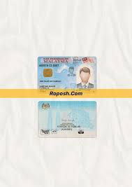 Fake Malaysia Id Card Psd Template Roposh