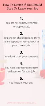 How To Decide If You Should Stay Or Leave Your Job Classy Career Girl Job Quotes Leaving A Job Quotes Change Quotes Job