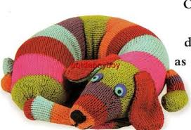 Cut two ears in felt the same size as the knitted ears. Dog Knitting Pattern Toy Free Patterns