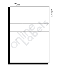 80 labels per sheet 5 items; 70mm X 41mm 21 Labels Per Sheet Online Labels