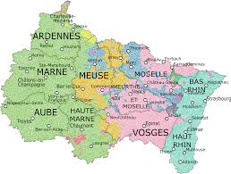 Alsace Champagne Ardenne Lorraine Champagne Ardenne Carte Des Regions Lorraine