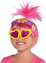 Party City Queen Poppy Halloween Costume Accessory Kit for Girls, Trolls  World Tour, Includes Wig, Heart-Shaped Glasses : Buy Online at Best Price  in KSA