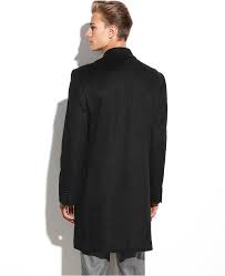How should an overcoat or peacoat fit? Kenneth Cole Reaction Raburn Wool Blend Over Coat Slim Fit 350 Macy S Lookastic