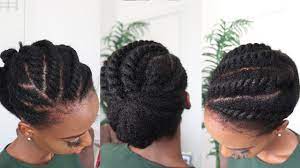 Simple Flat Twist Updo Hairstyle Type 4 Natural Hair Youtube They're not as hard as they look to install, and allow you to accomplish a versatility of styles (no. simple flat twist updo hairstyle type 4 natural hair